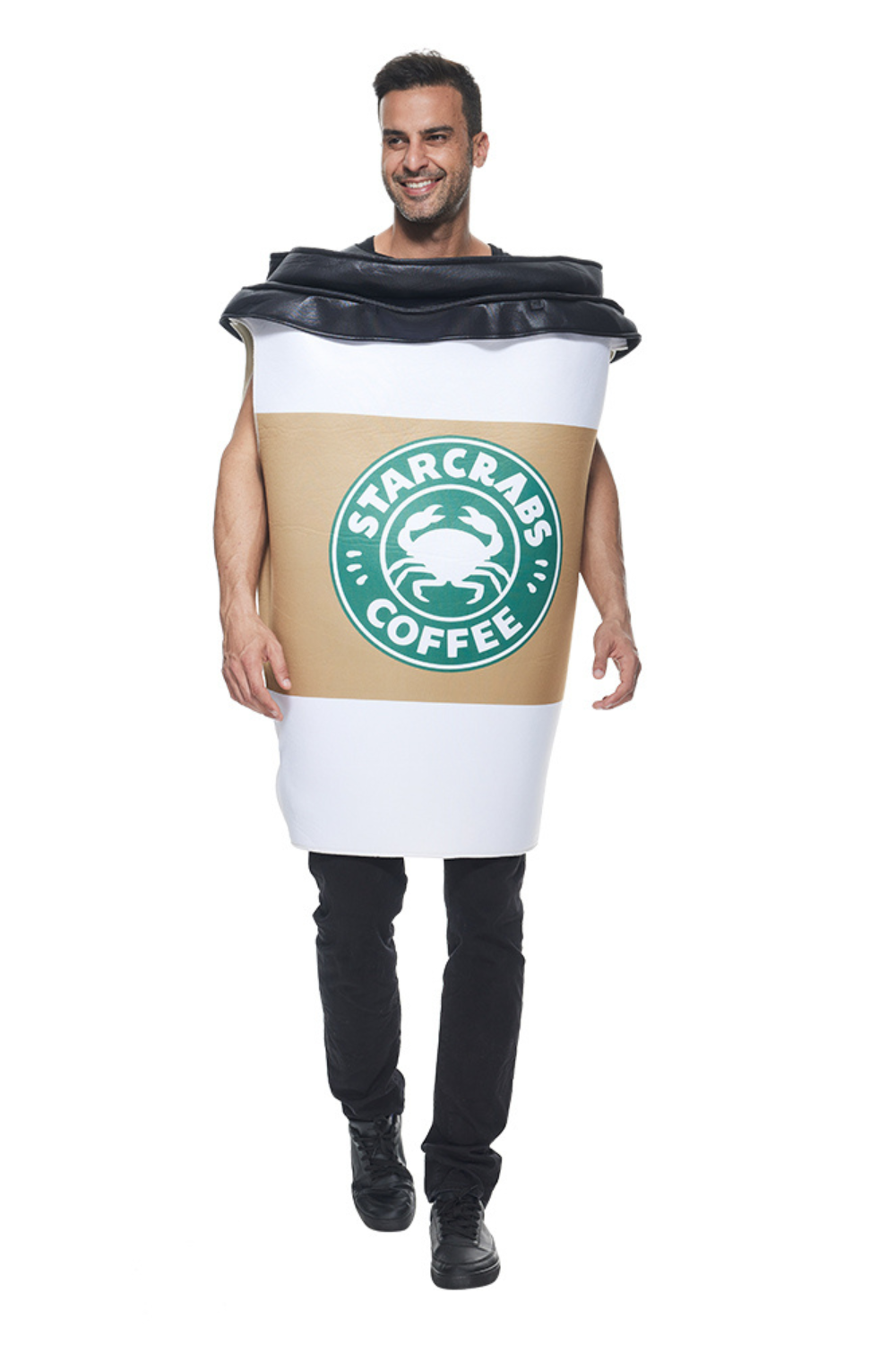 Paarkostüm mit Kaffeebecher- & Donut-Design | Oxlene